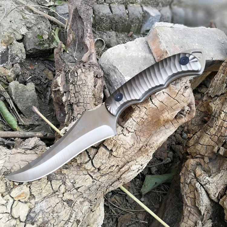 Тактический нож Открытый охотничий нож фиксированное лезвие боевой прямой нож Походный нож Алюминиевая Ручка Выживание EDC Toos