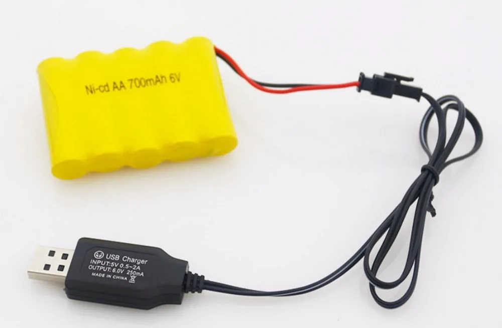 

30pcs SM 6V 250mA 5V 0.5-2A USB Charger Cable For R/C Model Hobby Spare Parts Accessories Boat Car Helicopter Electric Toys