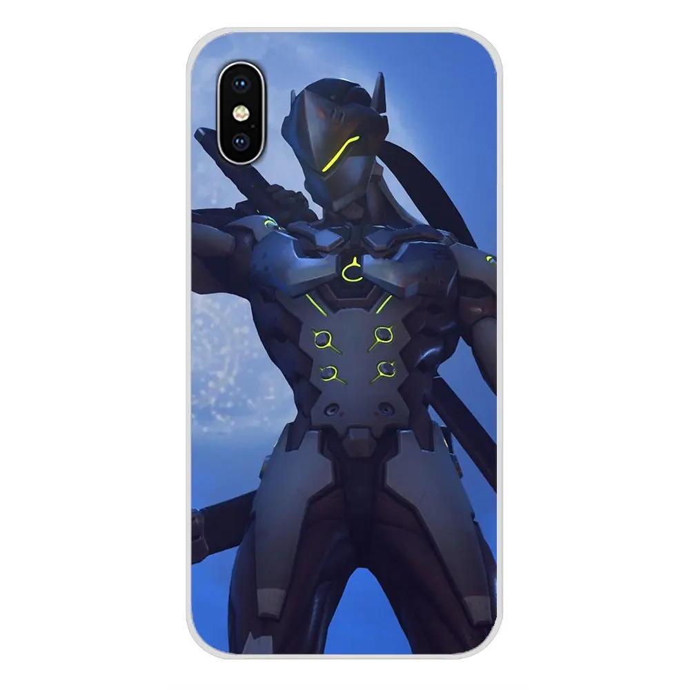 Силиконовые чехлы для часов Genji Character Trailer Apple iPhone X XR XS MAX 4 4S 5 5S 5C SE 6 6S 7 8 Plus ipod touch