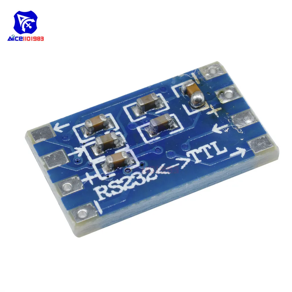 10 шт./лот последовательный порт мини RS232 к ttl конвертер адаптер Модуль платы MAX3232 115200bps DC 3-5 в для Arduino