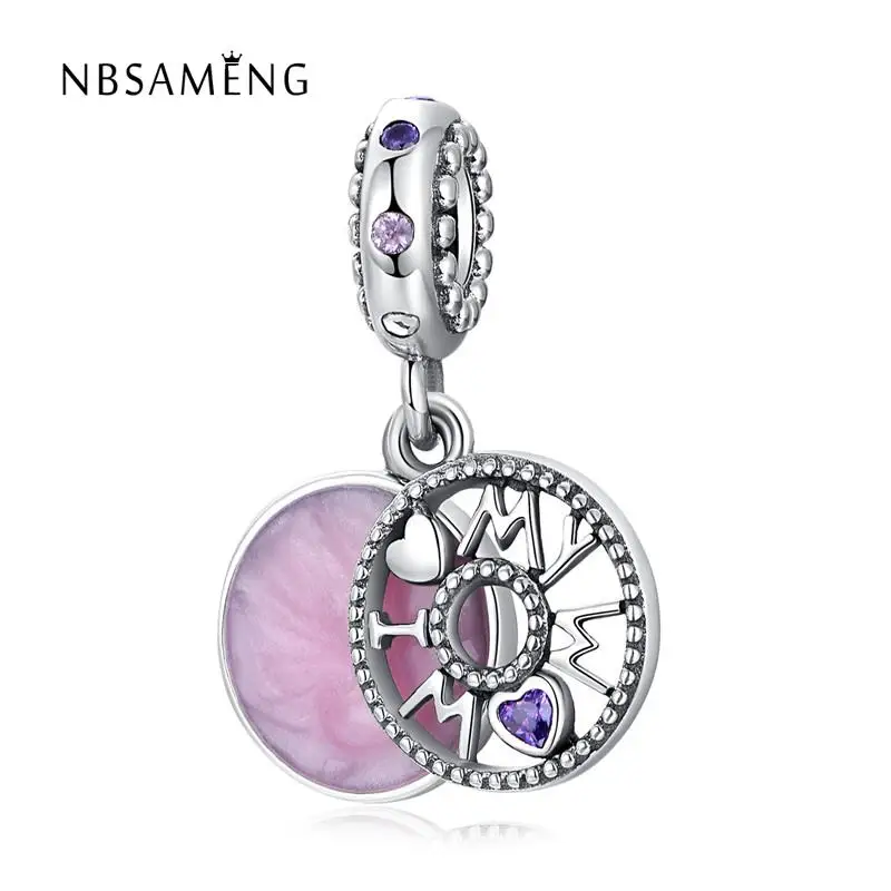 Новейшие подлинные искусственные серебристые розовые и сиреневые бусины с