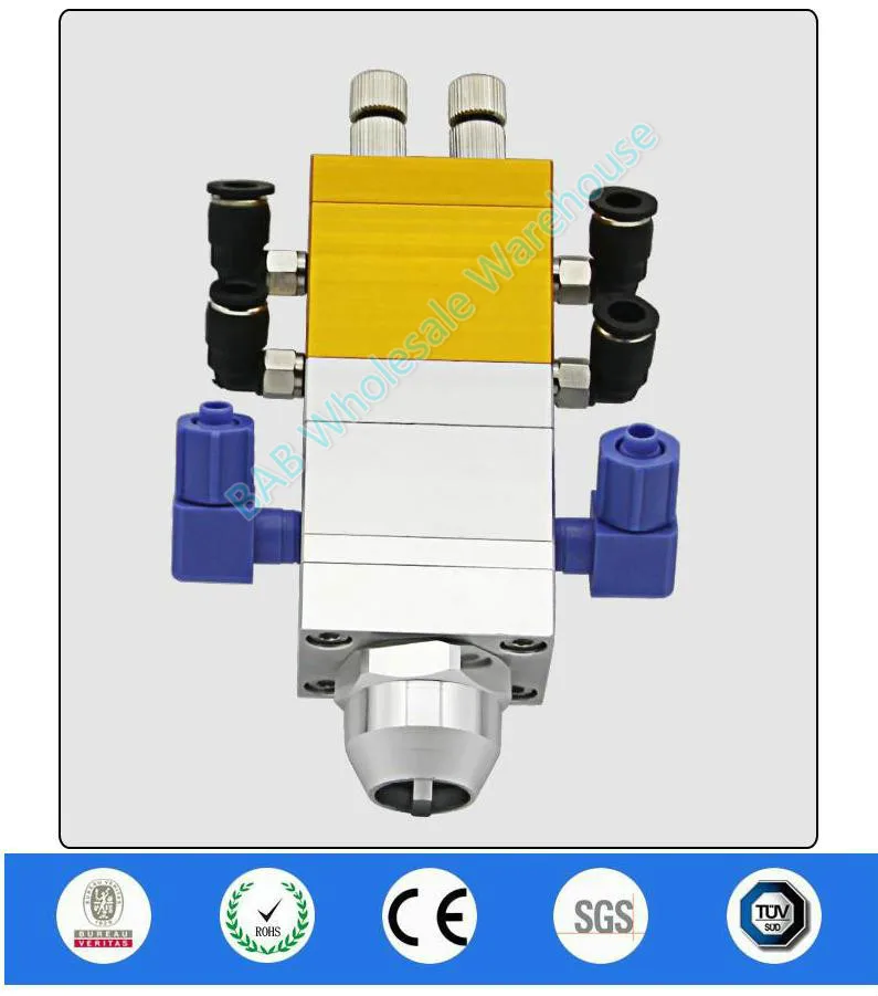 Двухцилиндровый Дозирующий клапан двойного действия, сопло для дозирования клея