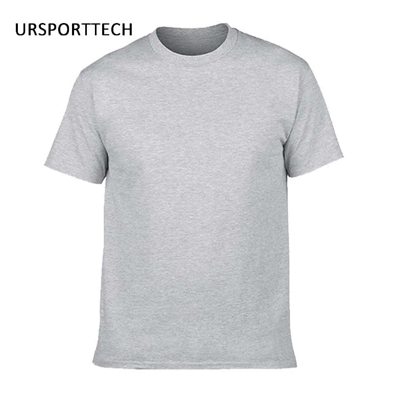 1 PCS Gildan Quality Men's Summer 100% Cotton T-Shirt Men Casual Short Sleeve O-Neck T Shirt Comfortable Solid Tops Tees