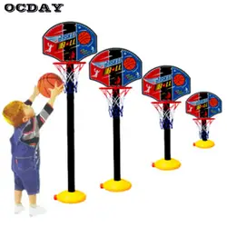 OCDAY детские спортивные портативные баскетбольные игрушки набор с подставкой мяч насос Малыш Детские игрушки шары для малыша детские