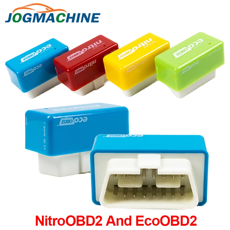 3 ColorsNitro OBD2 EcoOBD2 чип-тюнинговая коробка для ЭБУ вилка и драйвер NitroOBD2 Eco OBD2 для бензинового дизельного автомобиля 15% экономия топлива больше мощности