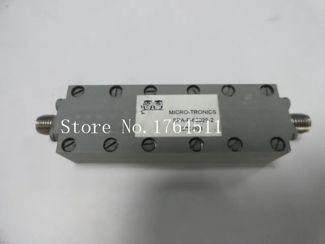 

[BELLA] MICRO-TRONICS SPA-F-63029-2 6-12GHZ RF bandpass filter SMA (F-F)