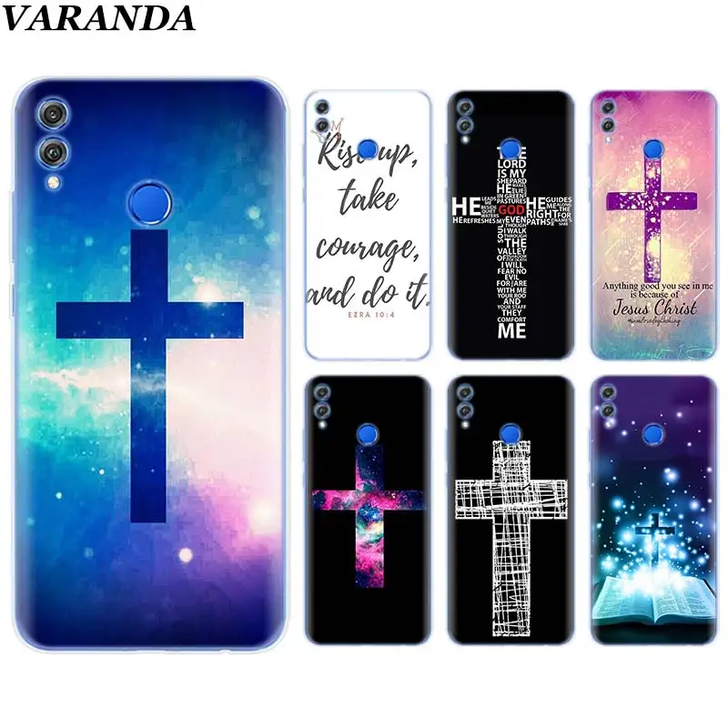 

Bible Verse Jesus Christ Christia Silicone Soft Case for Huawei Honor 8X 8C 8S 8A 9 10 Lite 20i View 20 Y6 Y7 Y9 2019 Case Coque