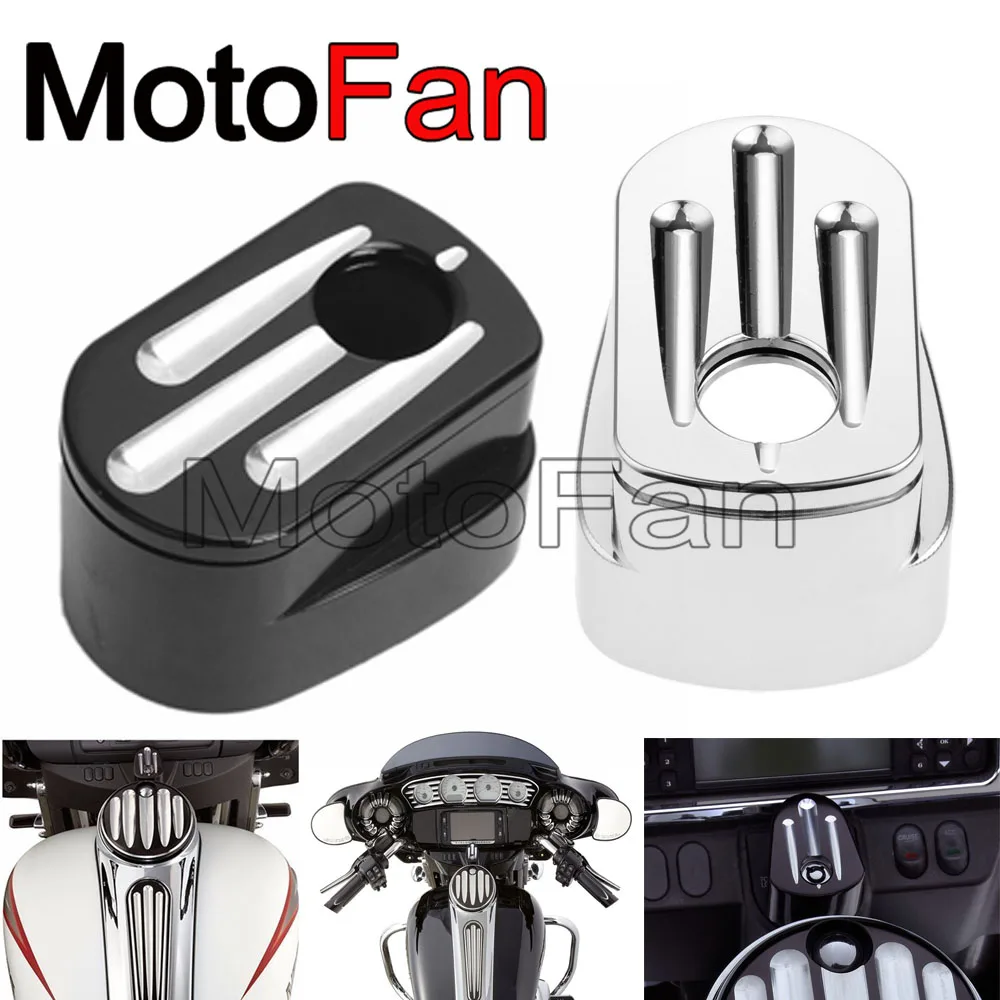 

Custom Motorcycle Accessories Ignition Switch Cover For Harley Davidson Touring Road Electra Street Glide Trike FLHX FLTR FLHT
