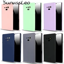 For Samsung Galaxy Note 9 Candy Matte Macaron Colorful Soft Silicone Case Soft TPU Smart Cell Phone Back Cover Skin Fundas Coque soft cell soft cell non stop ecstatic dancing