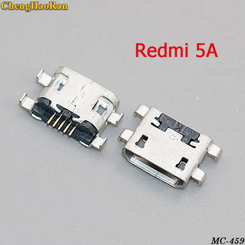 ChengHaoRan 5 шт. 10 шт. 5pin micro usb разъем для зарядки порт Гнездо для xiaomi redmi 4A 4X5 5A 5PLUS 6 6A 6PRO S2