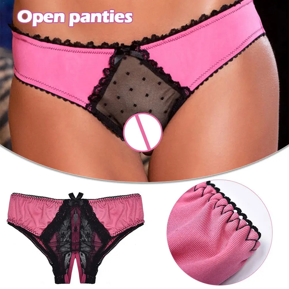 

Sexy Open-mouth Sexy Women Underwear European Style Perspective Adult Lace Briefs Ropa Interior Femenina Sexy Erotica