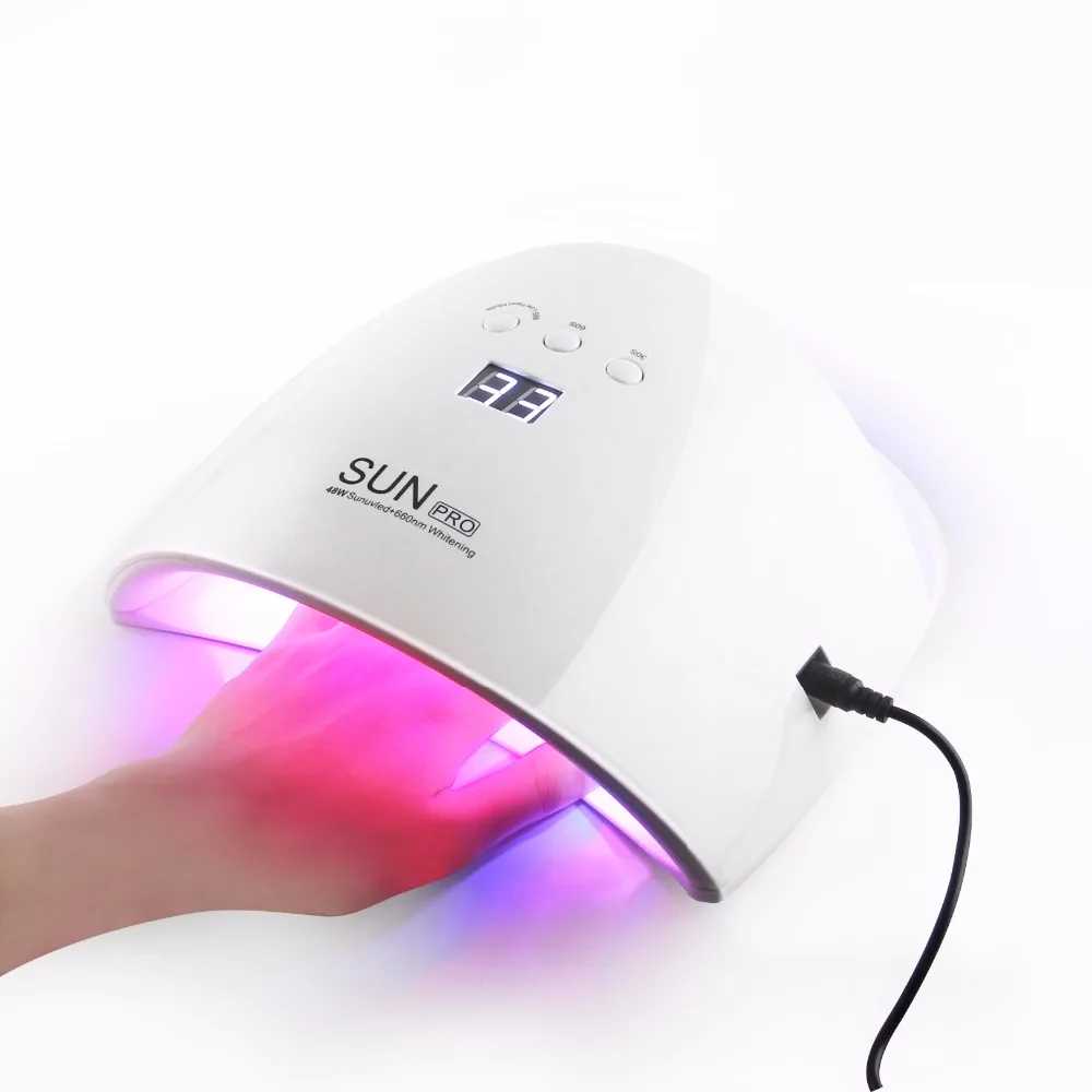 

48W UV Lamp LED Nail Dryer Light for Curing Nail Gel Polish Automatic Sensor Timer Manicure Nail machine Nails Art Tools