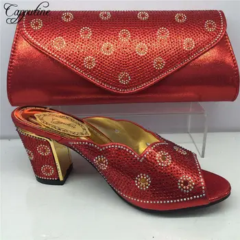 

Capputine New Coming African Sandals Shoes and Bags To Match Set Italian Matching Spike Heels Shoes And Bag Set For Party BL895C
