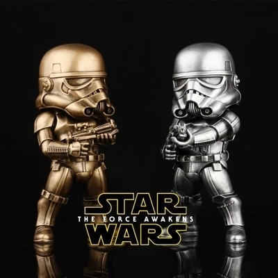 Free Shipping New HOT! Star Wars Force 7 Awakening White Soldier Action Figure Statue Decoration Doll Toy Birthday Holiday Gift
