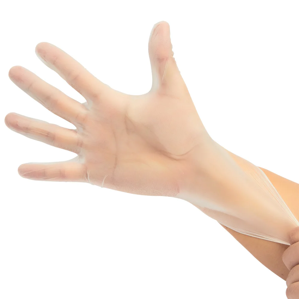 

Transparent Household Cleaning cooking food dishwashing Disposable PVC gloves