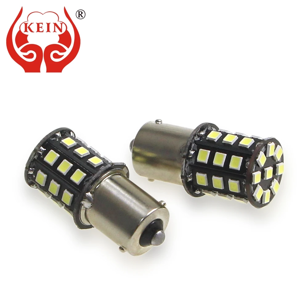 KEIN 2шт 12В 24В P21W светодиодные лампы 1157 1156 33smd ba15s P21/5 Вт bay15d S25 2835 atuo автомобильные