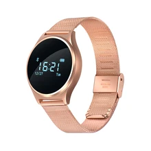 Smartch M7 круглый Bluetooth Smart Часы жизни Водонепроницаемый крови Давление/монитор сердечного ритма sport умный Браслет для iOS и Android
