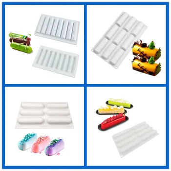 

SHENHONG 6 Holes Wavy Cream Shape Silicone Cake Mold For Baking Mould Dessert Mousse Pan Bakeware Moule Pastry Decoration Tools