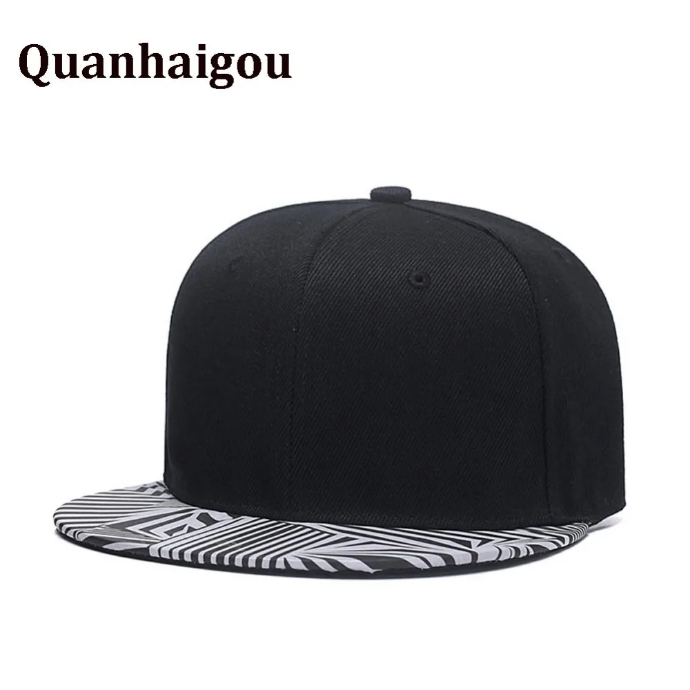 Светоотражающая Кепка Quanhaigou Snapback с козырьком для мужчин и женщин|Мужские