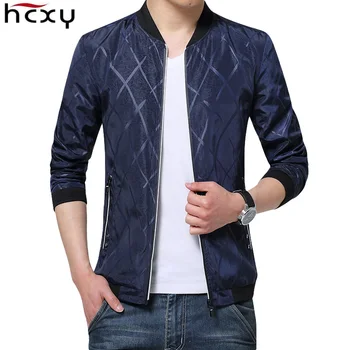 

2018 New Spring Autumn Men's Jackets Solid Fashion black Coats Male Casual Tops Brand Bomber Jacket Men Overcoat 4XL