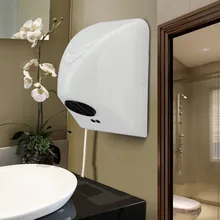 Мини автоматическая ручная сушилка настенная электрическая индукционная Коммерческая ванная комната сенсорная сушилка для рук