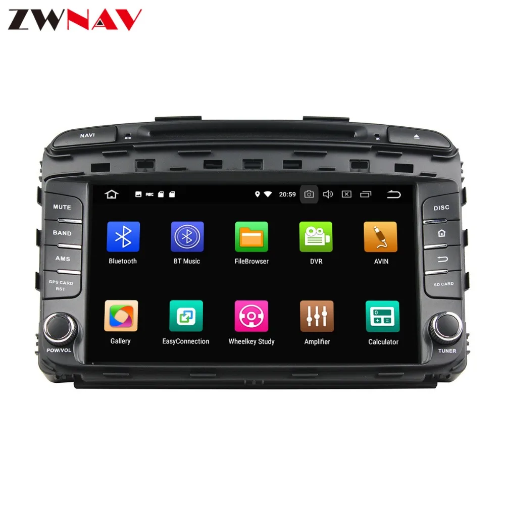 Excellent 9" Android 9 4+32G Car DVD Player GPS navigation For KIA SORENTO 2015+ headunit multimedia player tape recorder 4