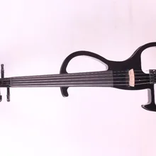 4/4 Электрический Скрипки 5 строка черный цвет#2 деталь цвет если вам нужен другой цвет пожалуйста скажите мне