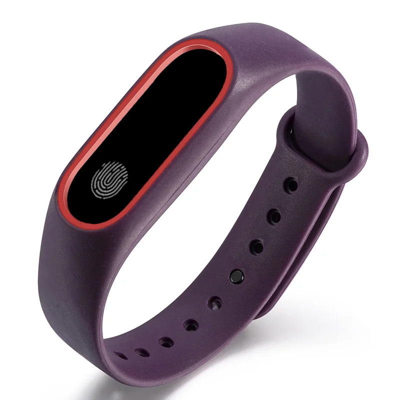 Спортивный Браслет, умные часы для детей, детские часы для девочек и мальчиков, студенческие Детские умные часы, фитнес-трекер, умные часы, подарок - Цвет: purple