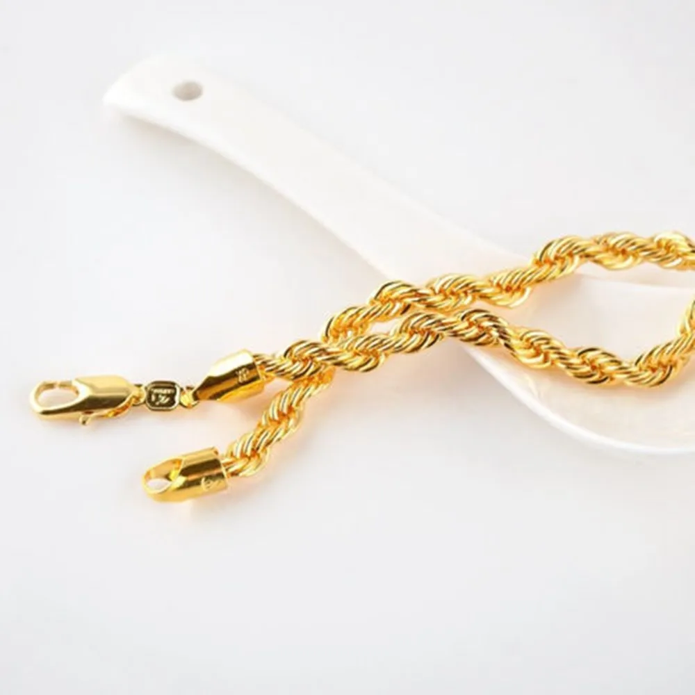 9-6mm-Real-24K-Yellow-Gold-Filled-Mens-Bracelet-Twist-Rope-Chain-GF-Jewelry (1)