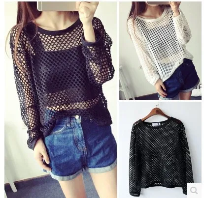 

2016 Fashion Designer Sexy Women T Shirt Designer Shirts Ladies Shirt See Trough Tees Tshirt Clothing Color Black