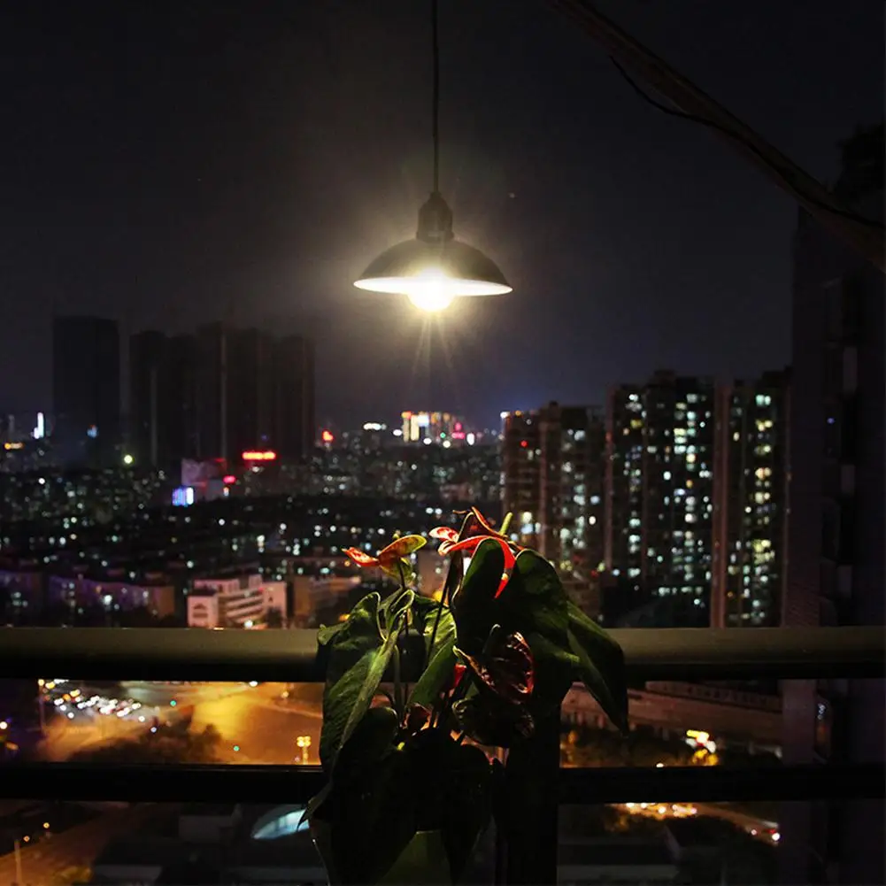 HobbyLane Solar Ceiling Lamp Outdoor Landscape Garden Lighting Decoration E27 Bulb