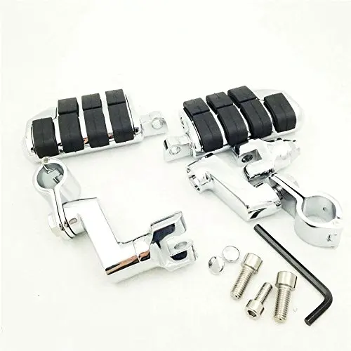 Хромированные 1 1/4 &quot1 25&quot Kuryakyn Dually Style шоссейные зажимы большие колышки для TRIUMPH