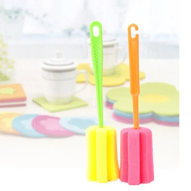 Губка кухонная с ручкой для чистки стаканов и т.п.|brush cleaning|clean bottlecup brush |