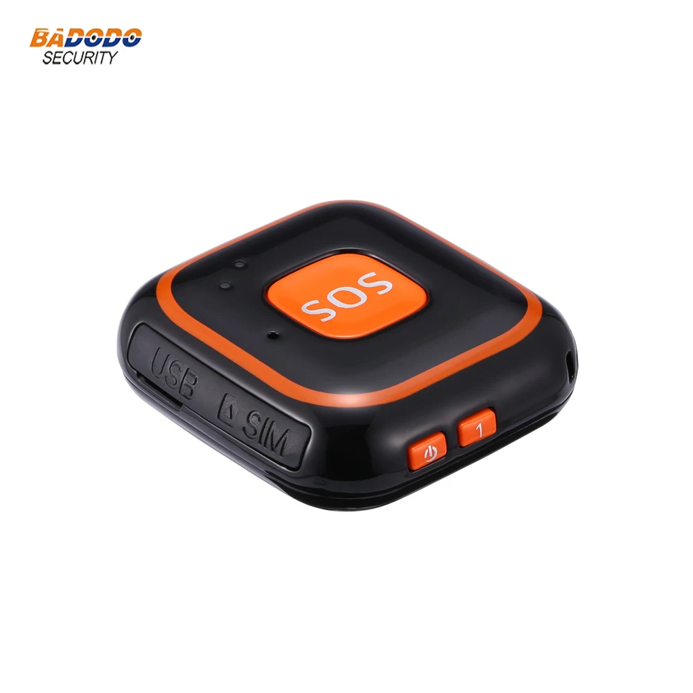 GSM GPRS Elderly Senior SOS Button Emergency Alarm V28 Fall Alarm Real-time Tracking Two Way Talking Geo-fence