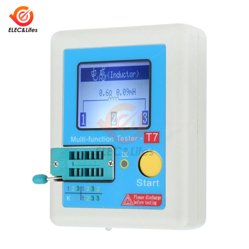 Купить LCR-T7 Транзистор тестер TFT 160x128 Диод Триод измеритель ...