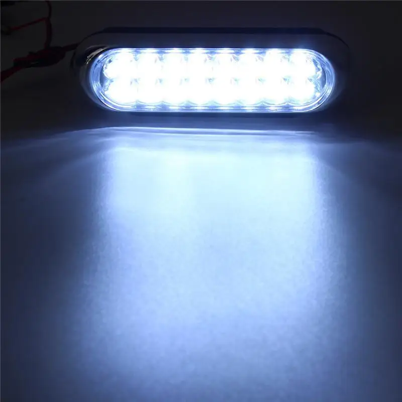 Auto Car LED Daytime Driving Lamp 16 Universal External Fog Black DC 12V Light White 2