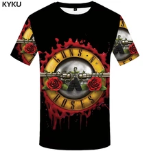 KYKU Roses And Guns T shirt Band Tops Guns N Roses Clothing Tshirt Shirts Tees Men Funny 2017 Hip hop Sexy High Quality цена KYKU Roses And Guns T shirt Band Tops Guns N Roses Clothing Tshirt Shirts Tees Men Funny 2017 Hip hop Sexy High Quality цены онлайн