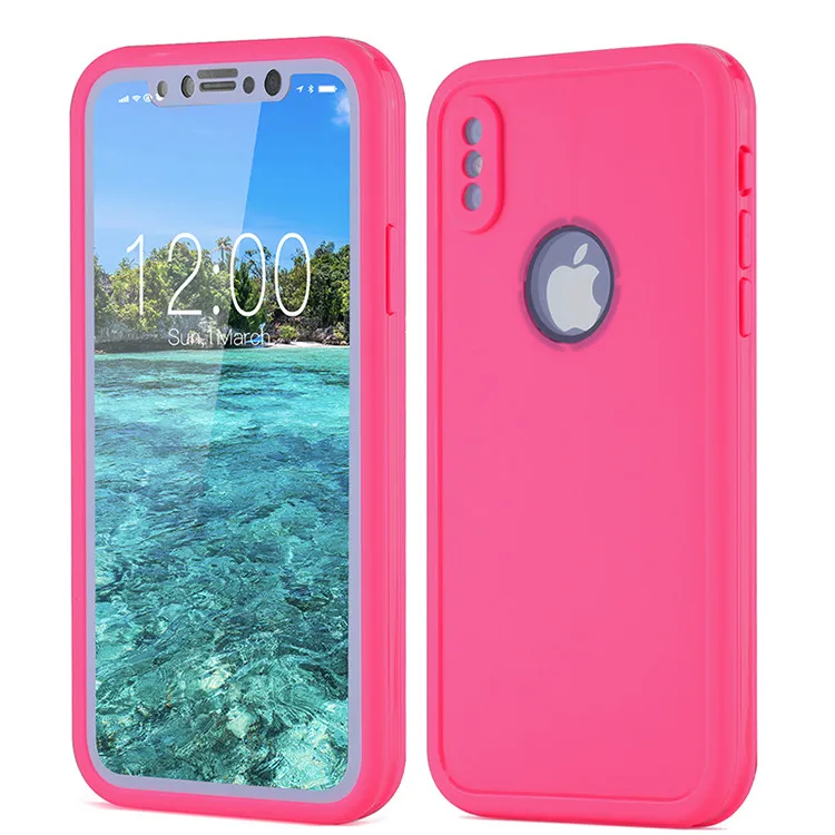 case for iphone se Waterproof ShockProof Dirt Proof Case Full Cover For iPhone XS Max XR X 6S 7 8 Plus  Anti-knock TPU Case for iPhone 8 8 Plus iphone se silicone case