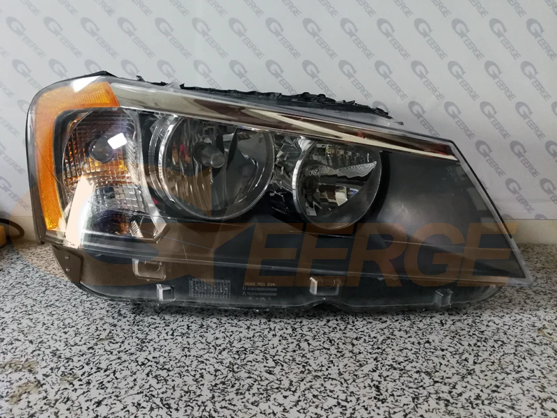 Для BMW X3 F25 2010 2011 2012 2013 галогенные фары отличное Ультра яркое освещение CCFL ангельские глазки комплект Halo Кольцо