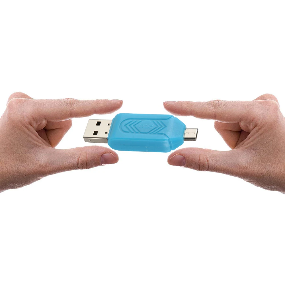 

USB 3.0 SD/Micro SD TF OTG Micro USB Smart Memory Card Adapter for Laptop Android Phones HSJ-19