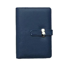 Модные карманный органайзер ежедневник кожа filofax дневник Тетрадь синий