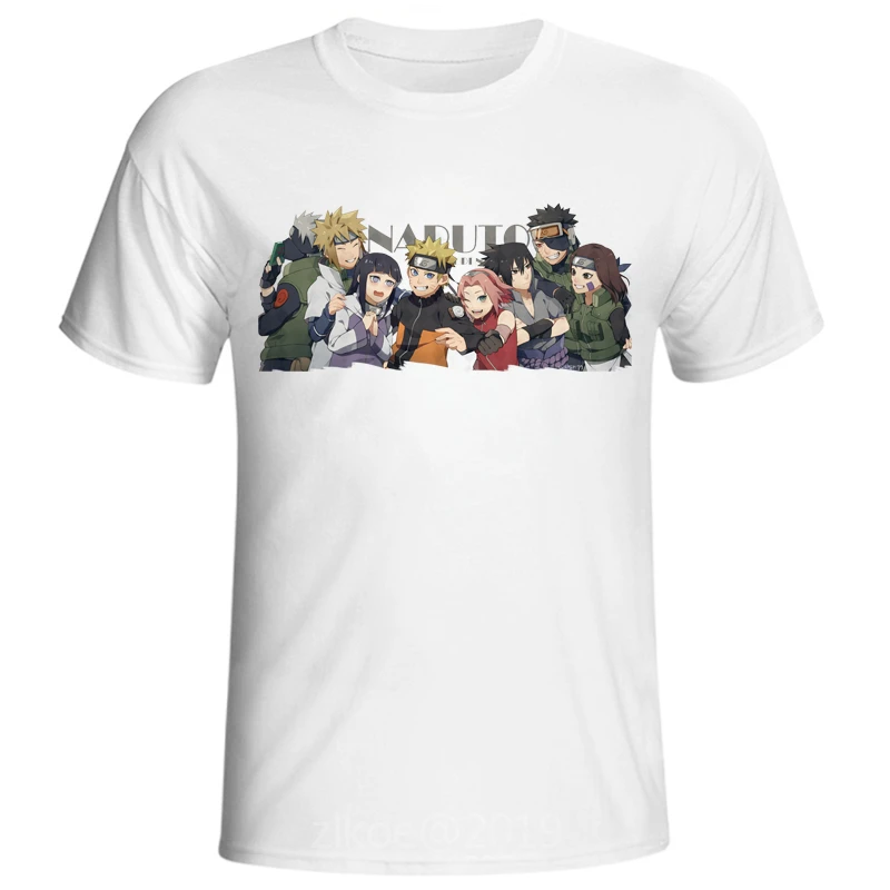 Мужская и женская футболка Наруто боруто uchiha itachi uzumaki sasuke kakashi gaara японские Аниме
