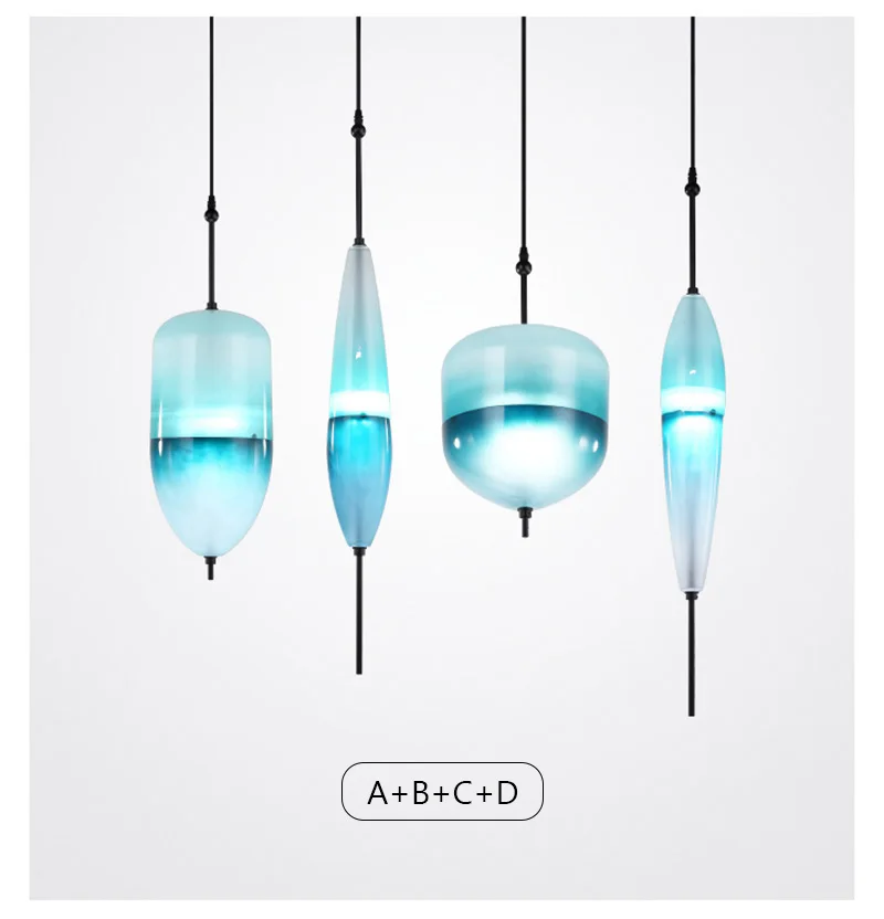 Nordic-Art-Deco-Teardrop-shaped-Blue-Gradient-Glass-Pendant-Lights-LED-Modern-Simple-Hanging-Lamp-for-Dining-Living-Room-Restaurant-(14)