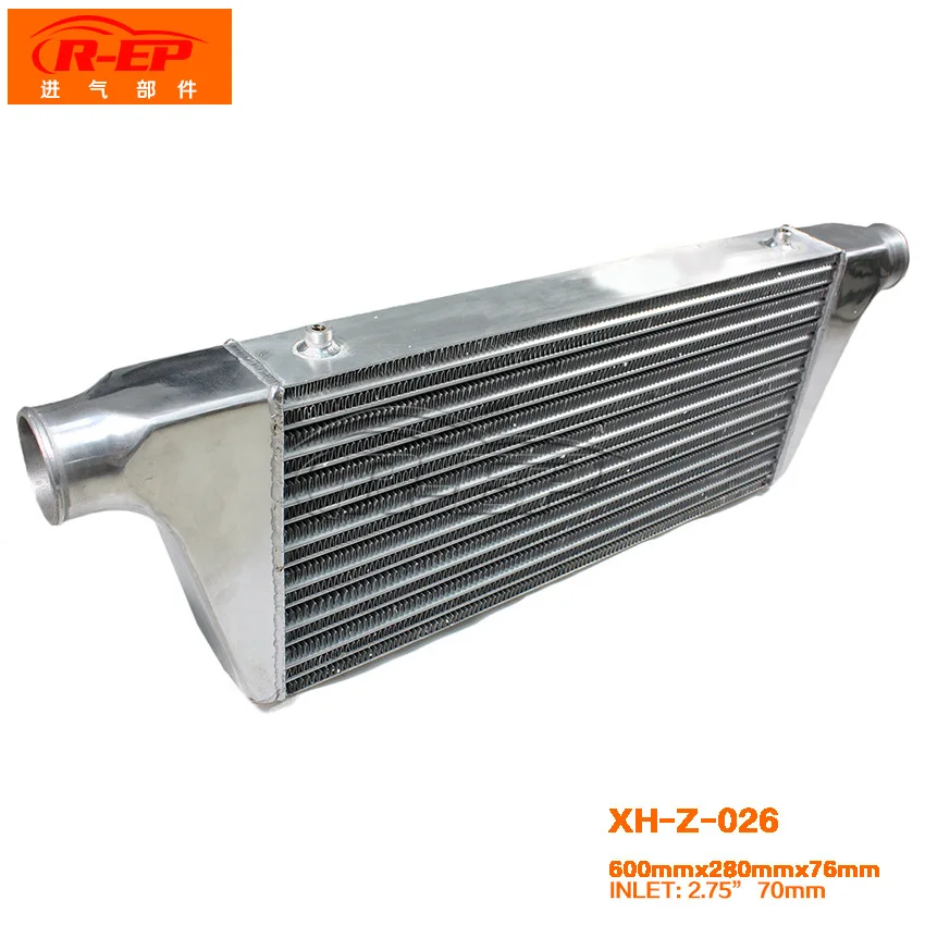 

Automobile Middle Cooling Modified Turbine Heat Exchange Net Modified 600*280*76mm Engine Radiator Cooler Intcooler