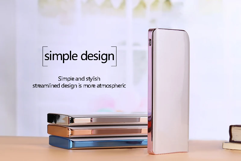 Ultra thinHot 20000mAh portable ultra thin lithium polymer external battery LED mobile power mobile phone External