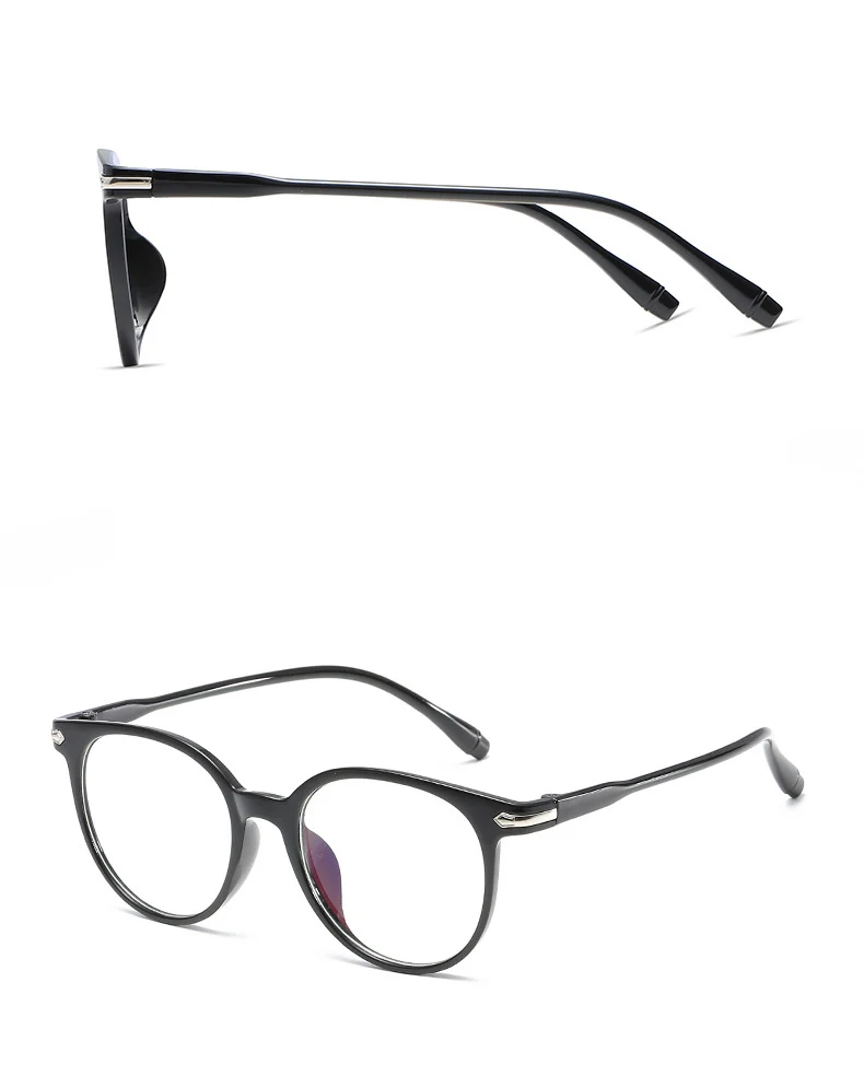 Модные женские очки, оправа для мужчин, оправа для очков, винтажные круглые прозрачные линзы, очки, оптическая оправа для очков HA-45
