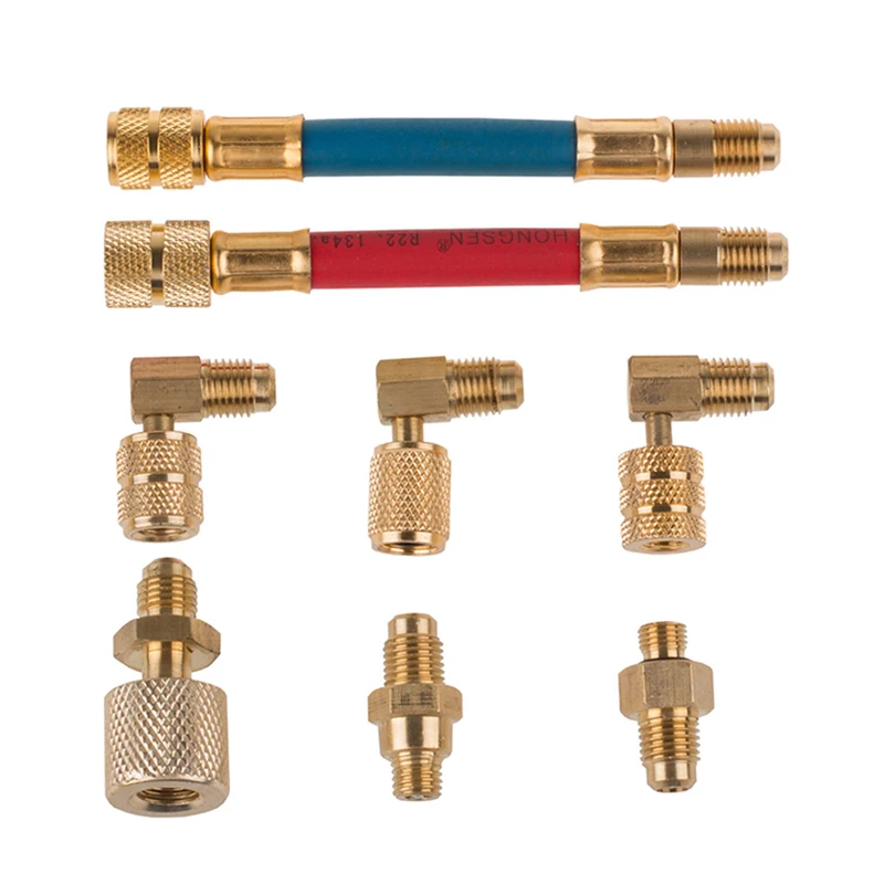 

Car A/C R134A R12 Air Conditioning Refrigeration Connector Adapter Hose Aircon
