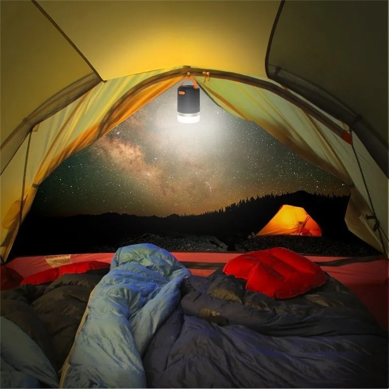 LED Camping Lantern with 8800mah Power Bank for Hiking & Illumination & Phone Charging