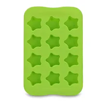 Силиконовая форма для льда в форме сердца, звезды, квадратная форма, форма для льда, лоток, контейнеры для хранения, аксессуары, формы для мороженого# BL5