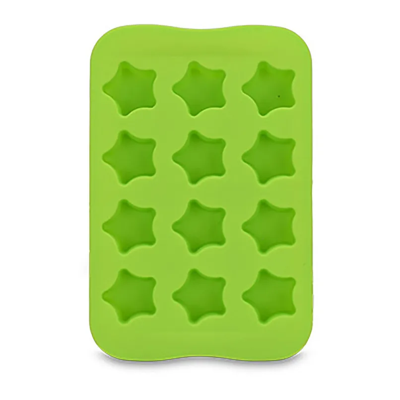 

Ice Cube Mold Silicone Heart Star Square Shape Ice Cube Mold Tray Storage Containers kichen accessories popsicle molds #BL5